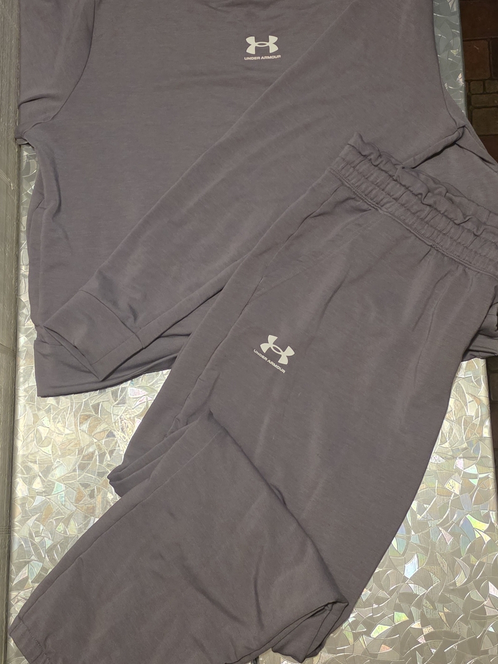 Under Armour Women's Dusty Purple Jogger Set
